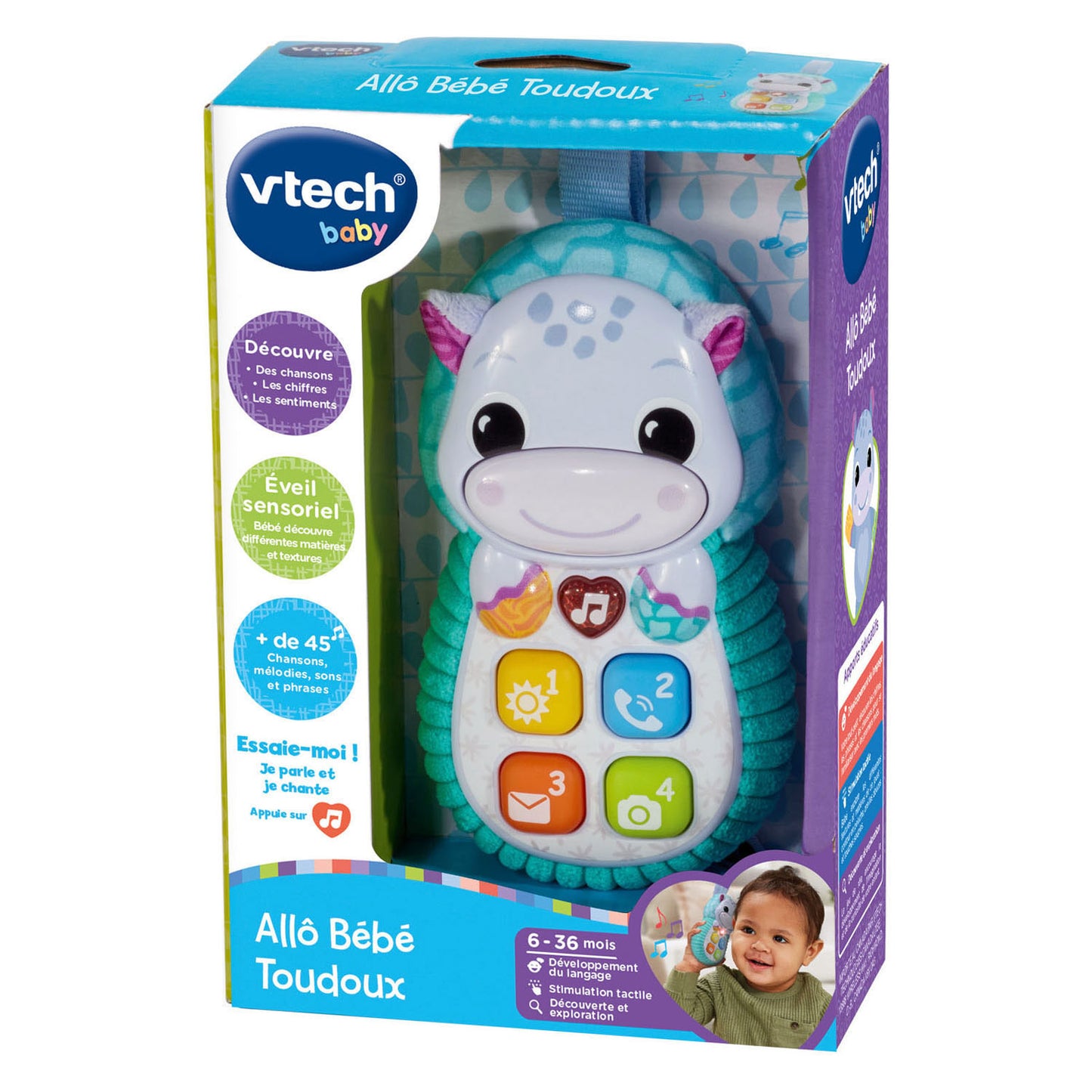 Téléphone bébé hippopotame Vtech