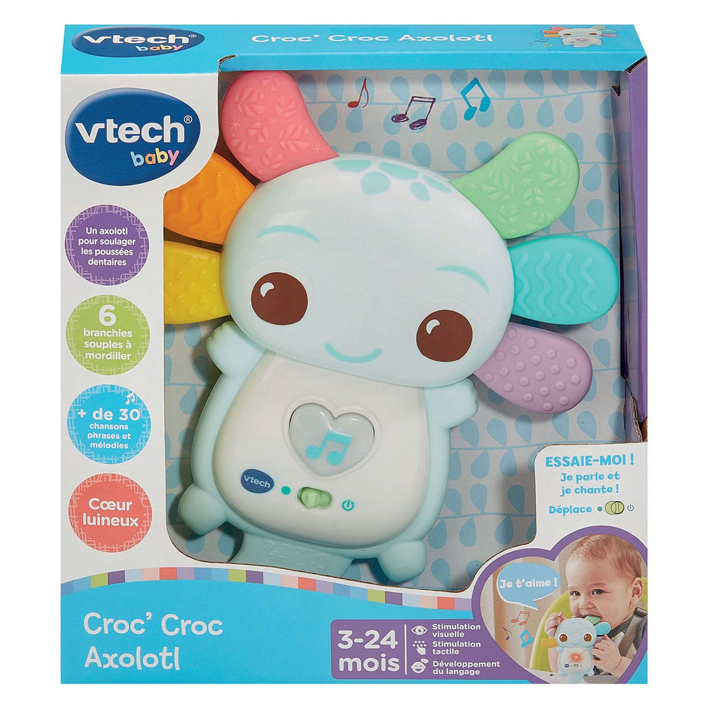 Hochet axolotl bébé Vtech
