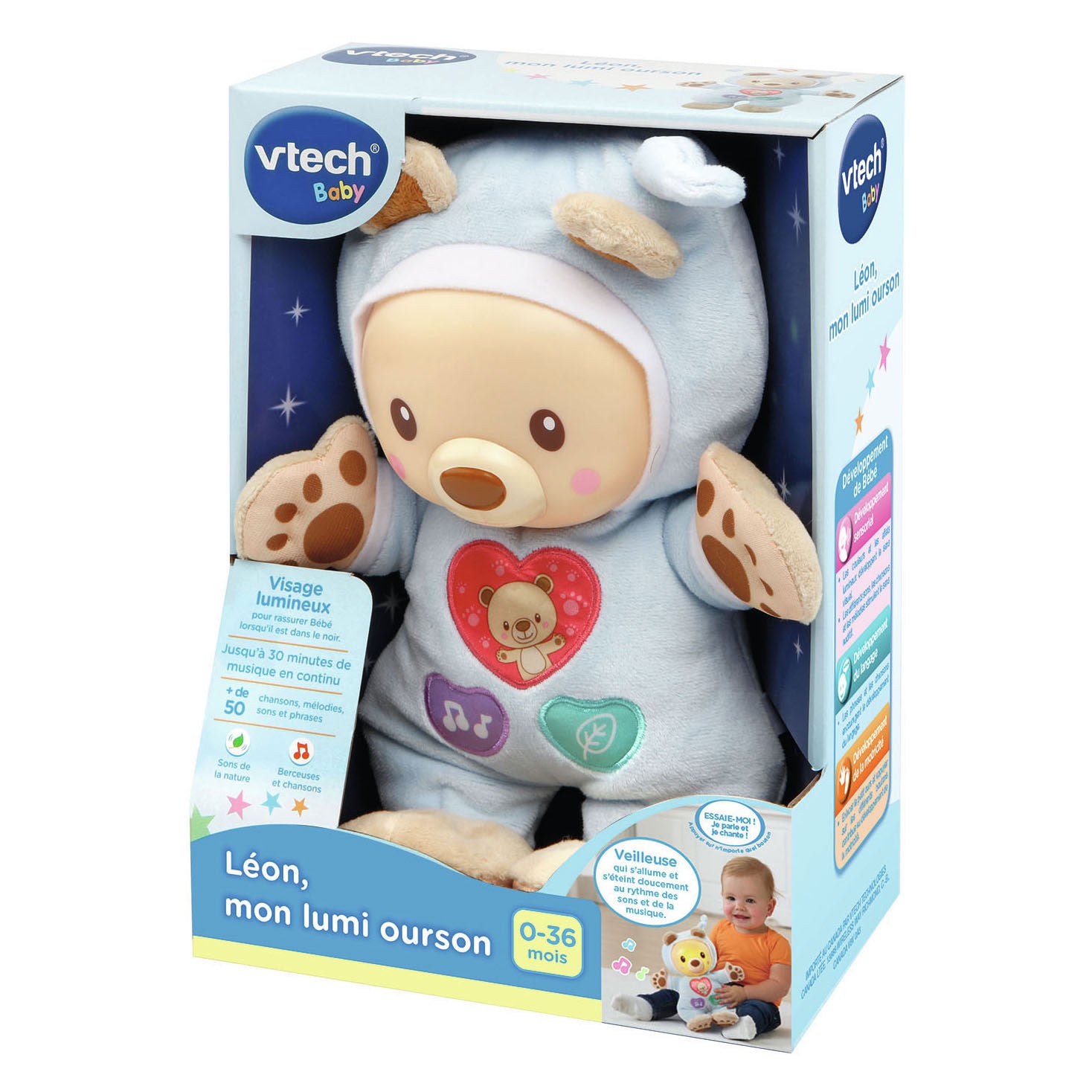 Vtech bébé Léon, mon ours lumineux