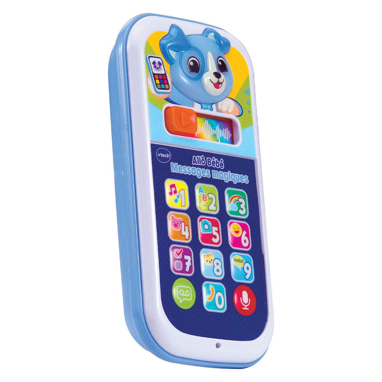Vtech bébé appelle et apprend le téléphone chiot avec messages vocaux