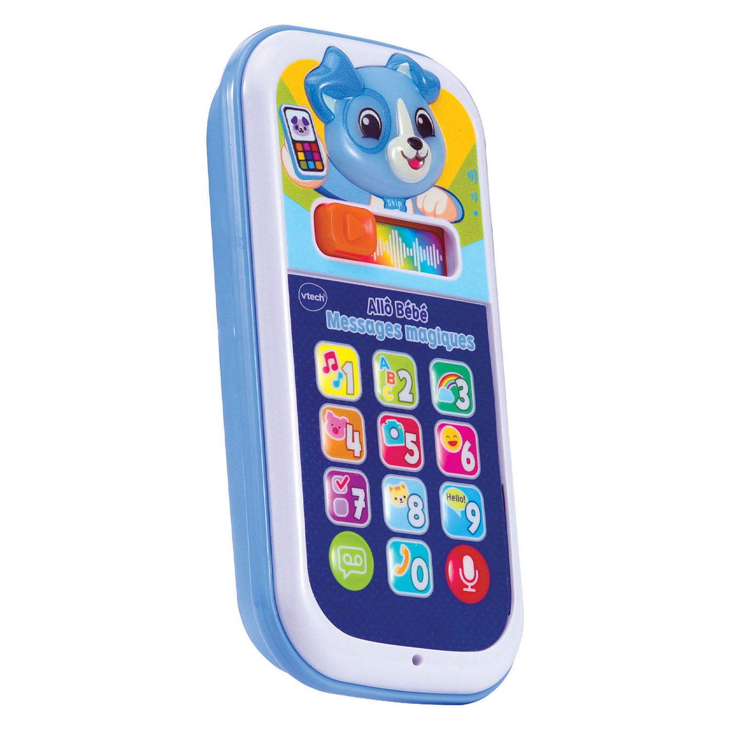 Vtech bébé appelle et apprend le téléphone chiot avec messages vocaux