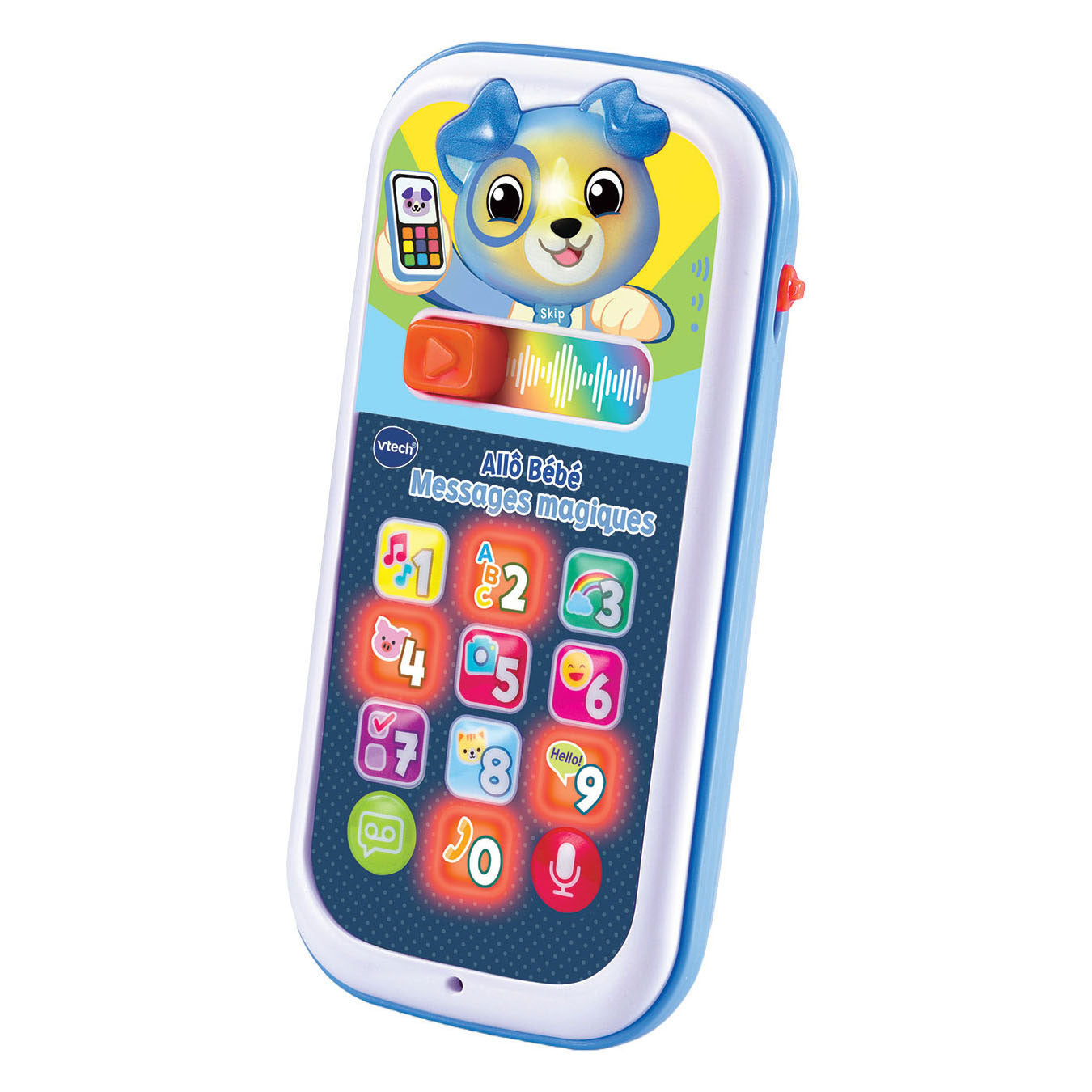 Vtech bébé appelle et apprend le téléphone chiot avec messages vocaux