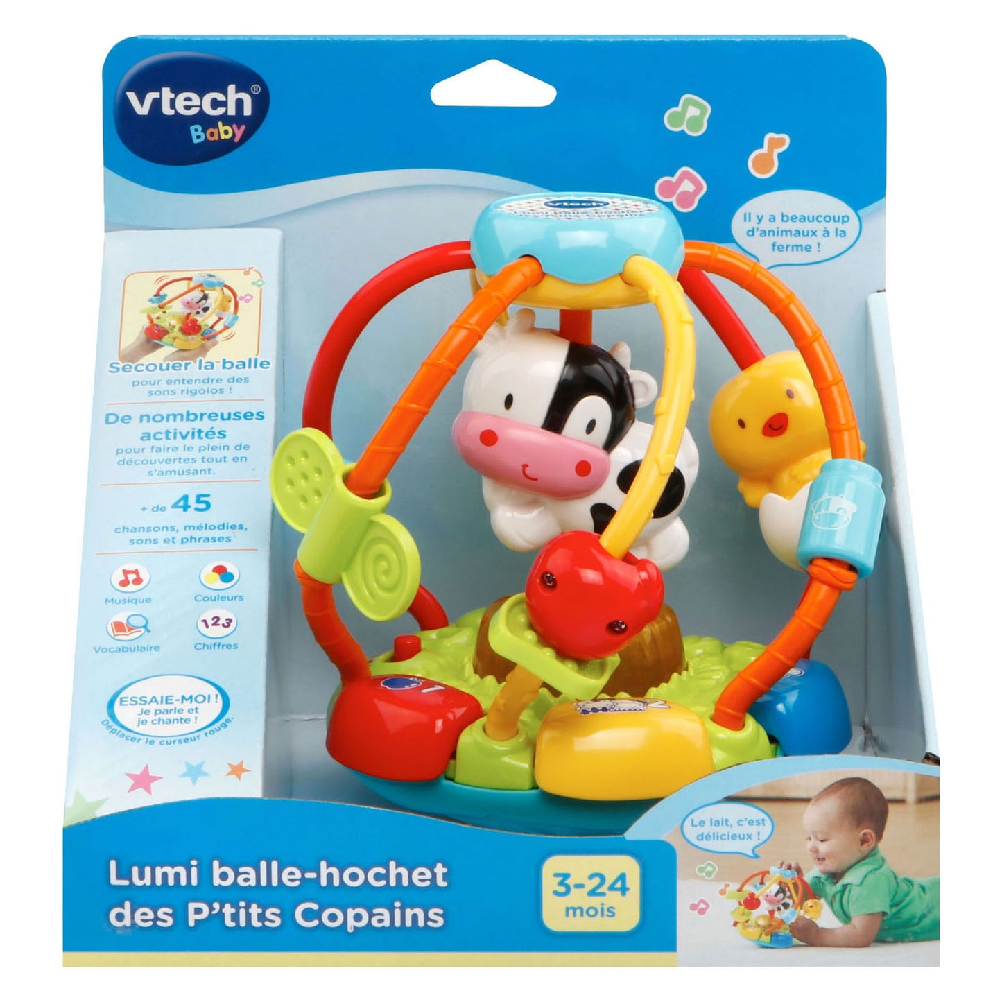 Vtech bébé hochet lumineux balle amis