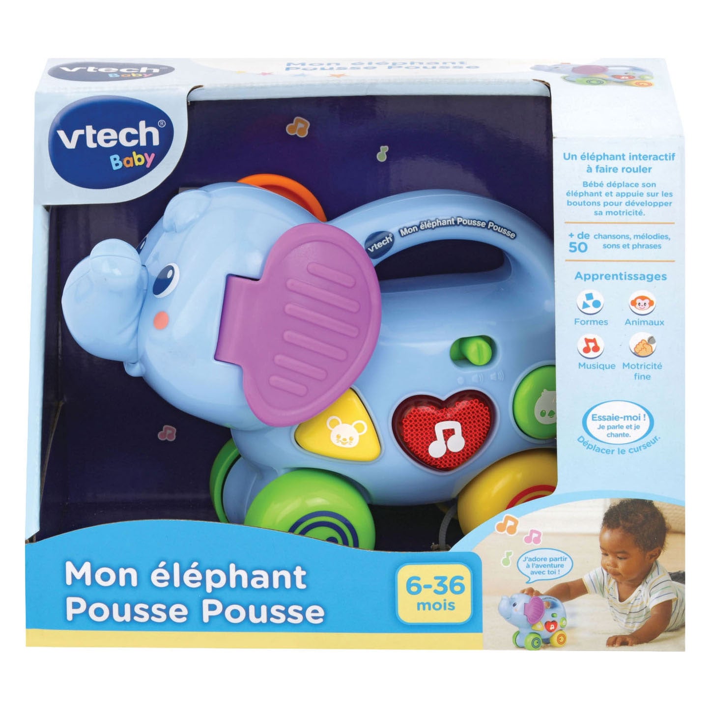 Vtech bébé pousse éléphant