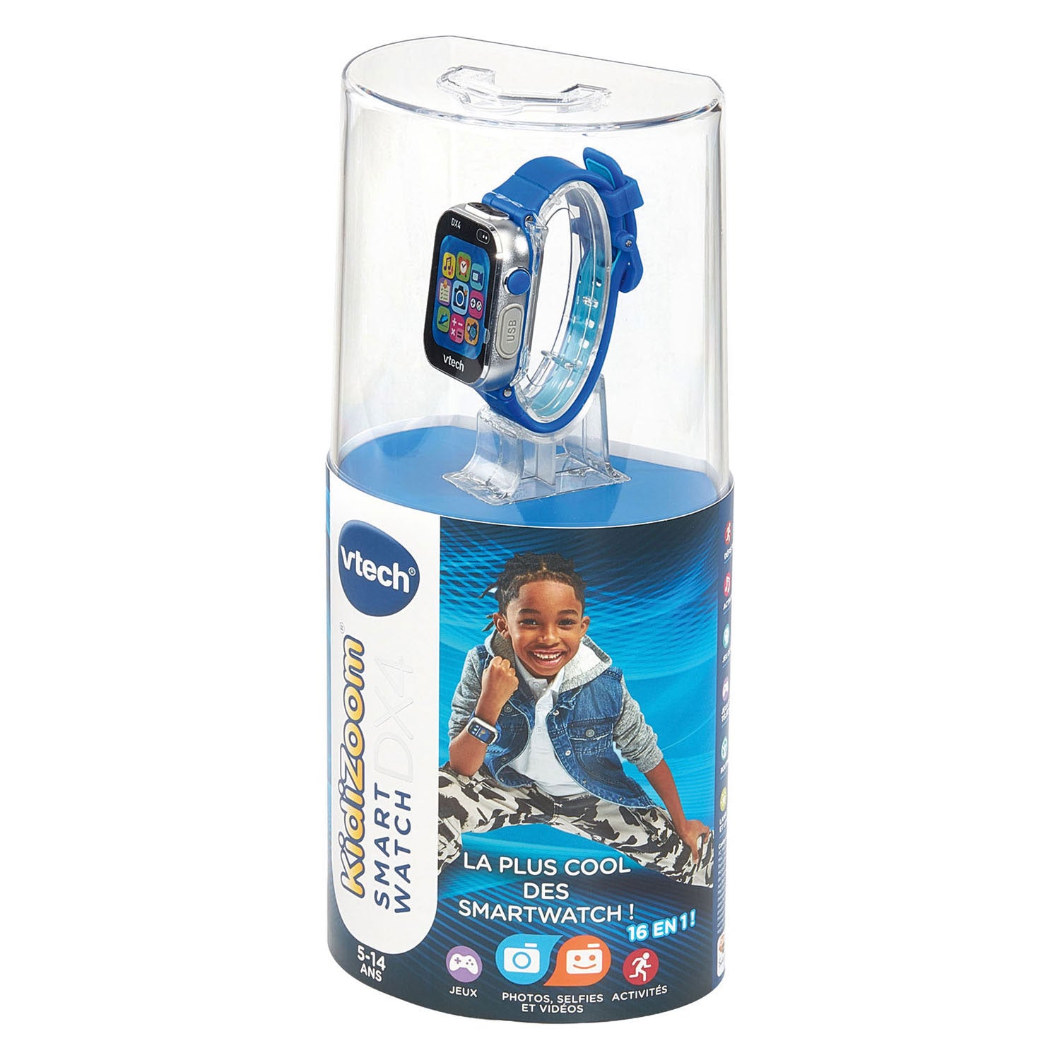 Vtech kidizoom montre intelligente dx4 bleu