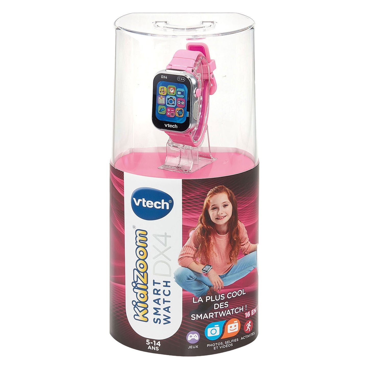Vtech kidizoom montre intelligente dx4 rose