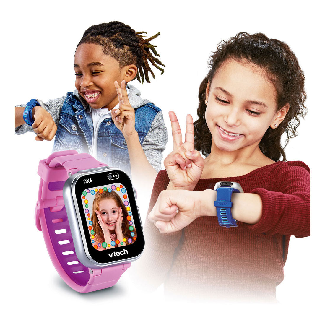 Vtech kidizoom montre intelligente dx4 rose