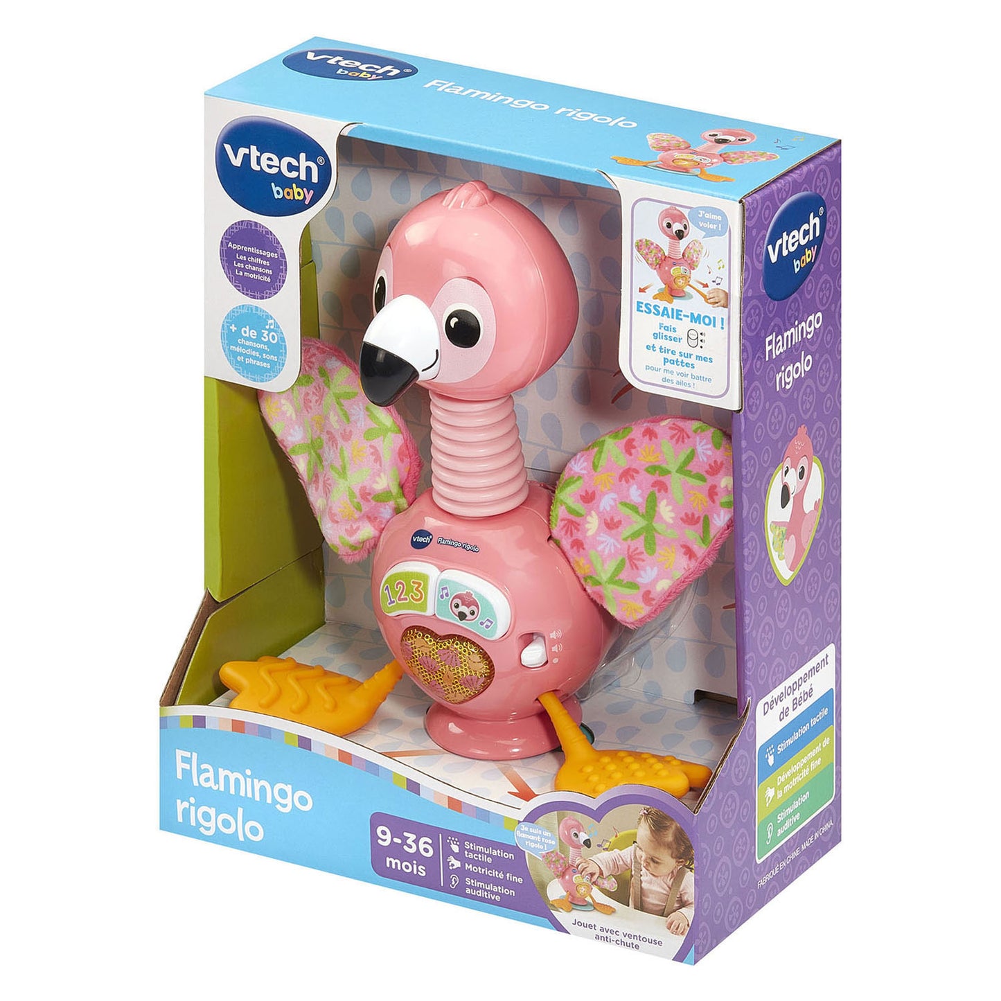 Rigolo bébé flamant rose Vtech