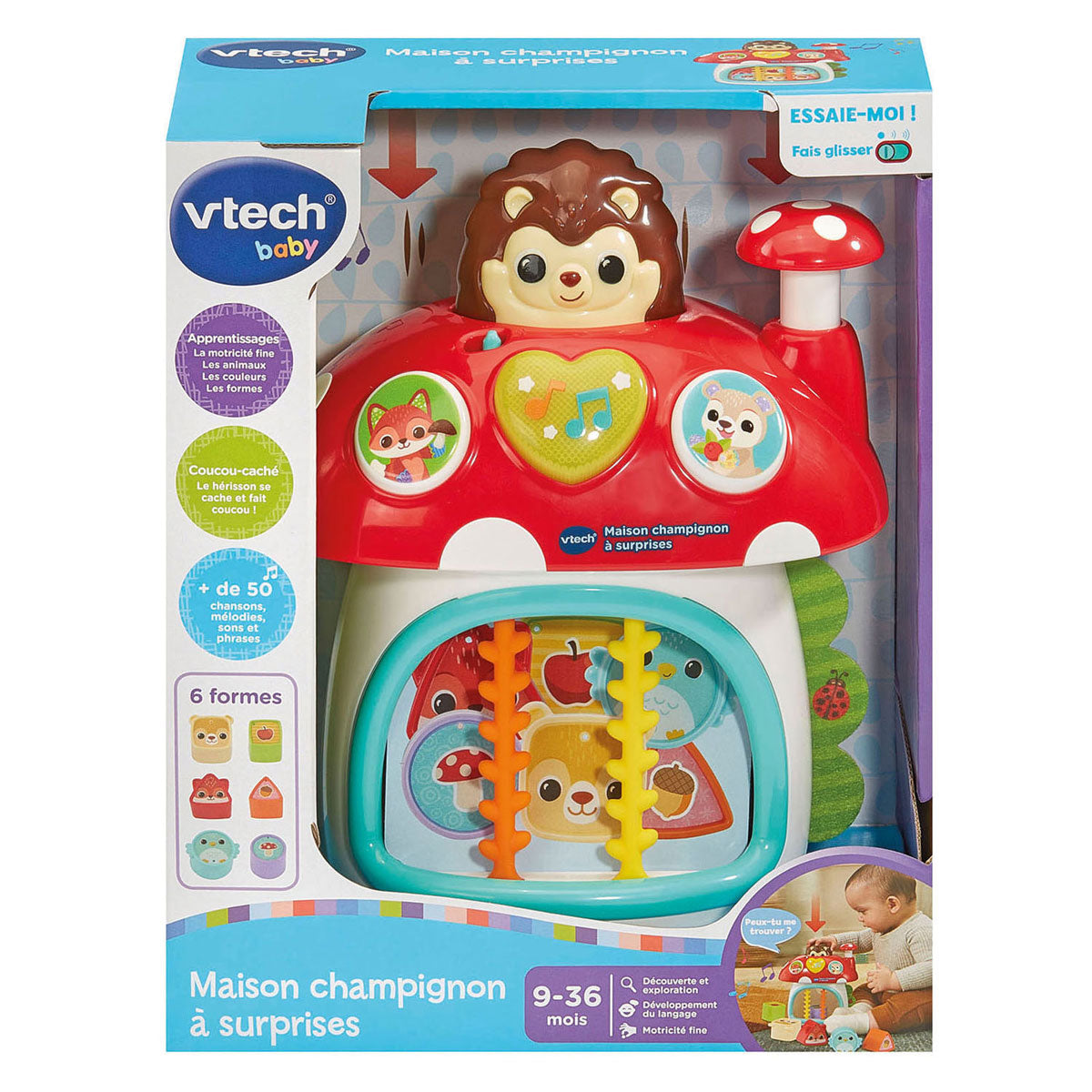 Vtech bébé champignon avec des surprises