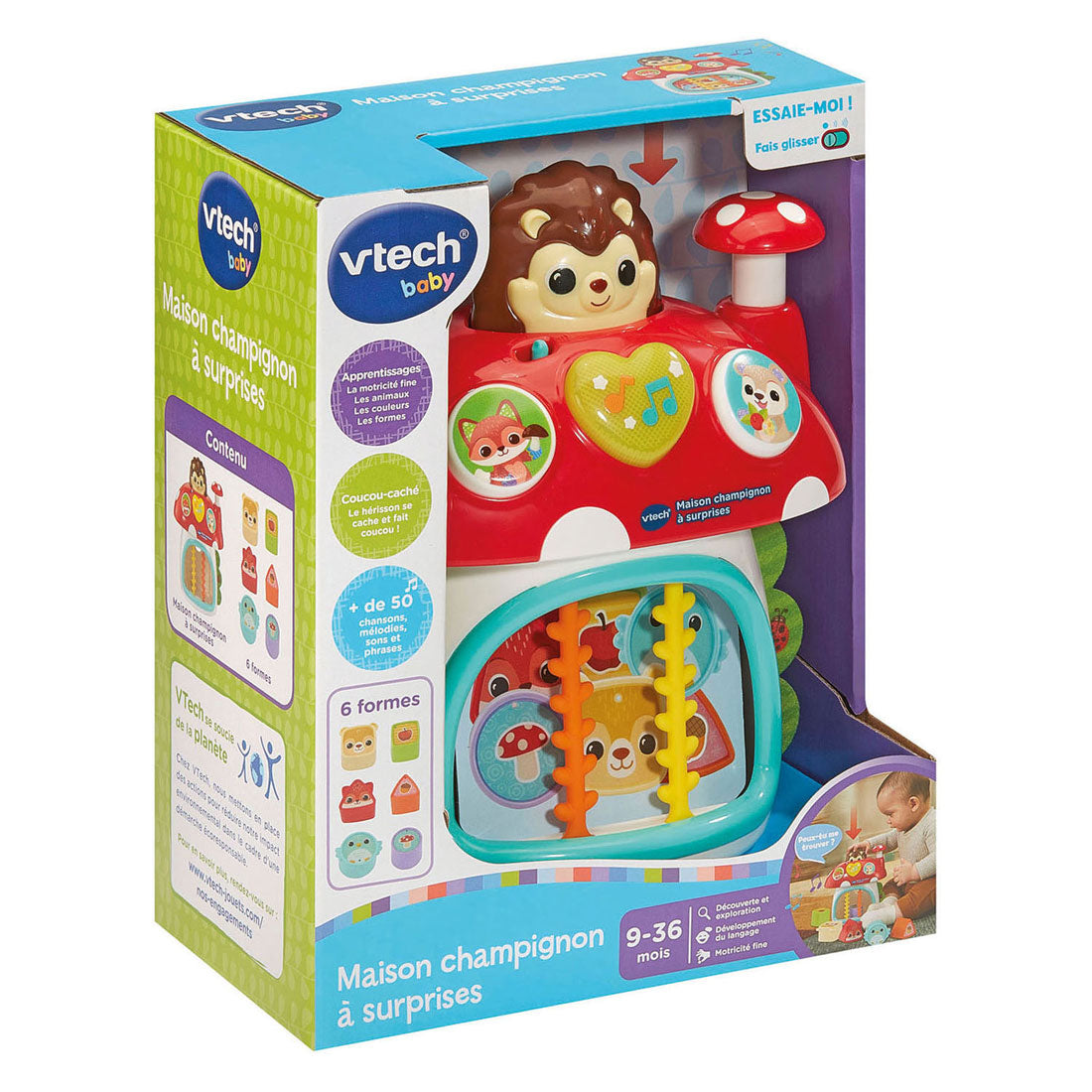 Vtech bébé champignon avec des surprises