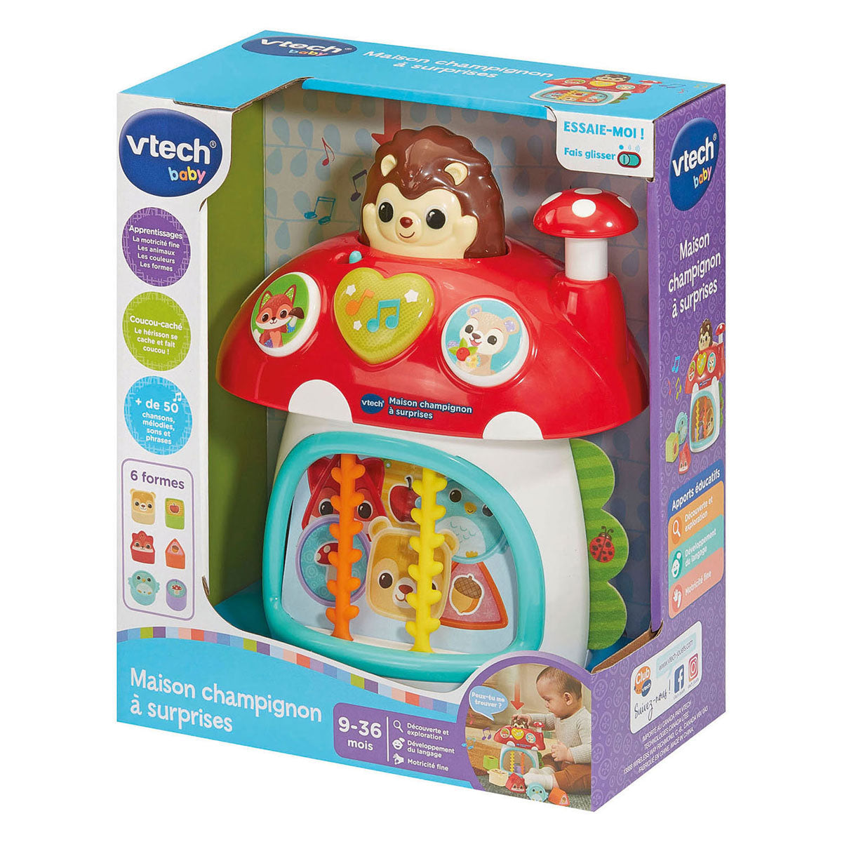 Vtech bébé champignon avec des surprises