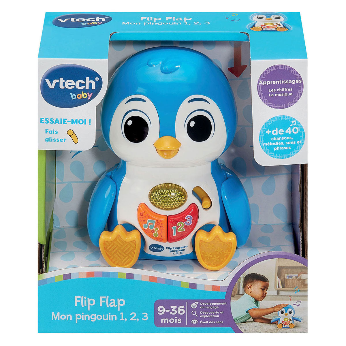 Vtech rabat pour bébé pingouin 1-2-3