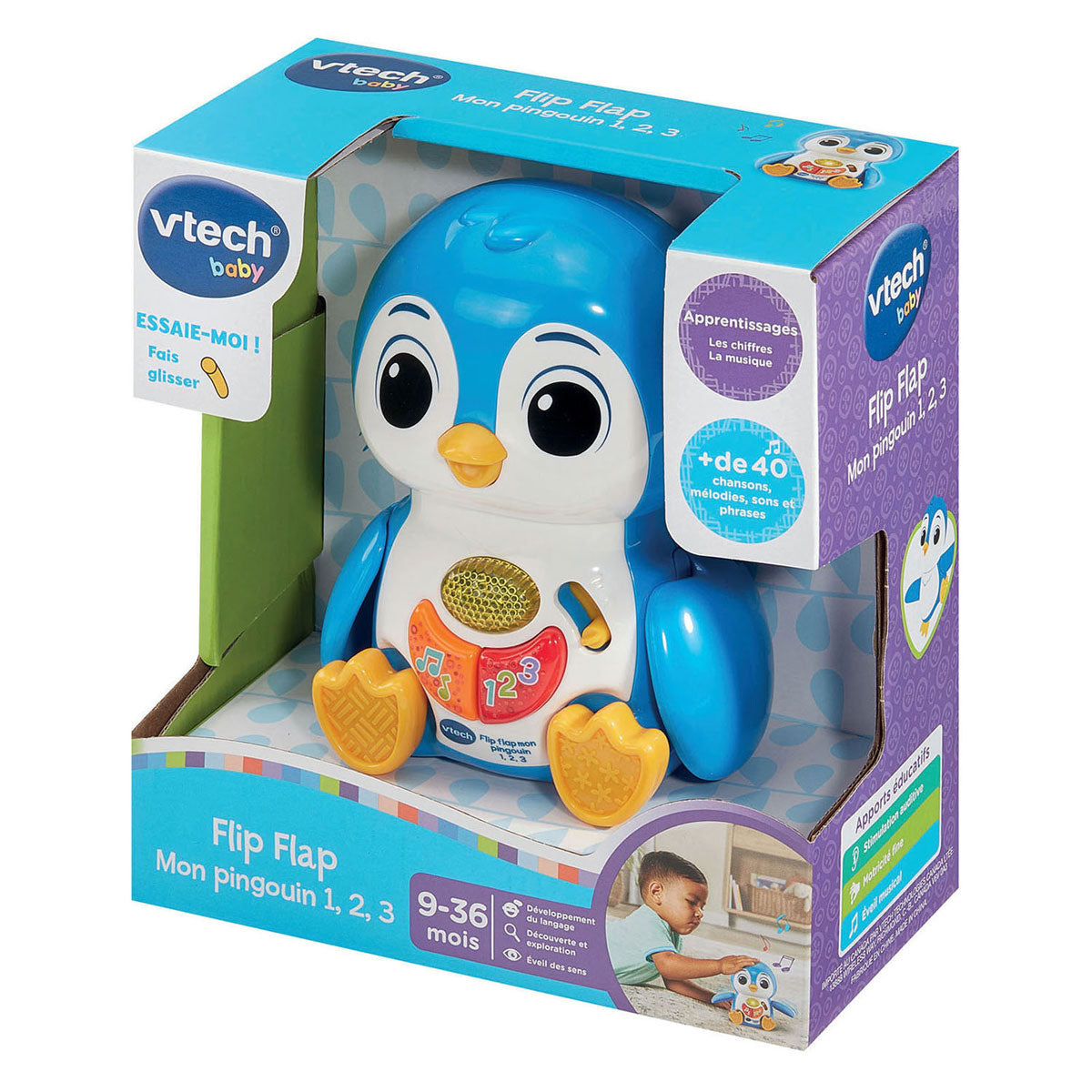 Vtech rabat pour bébé pingouin 1-2-3