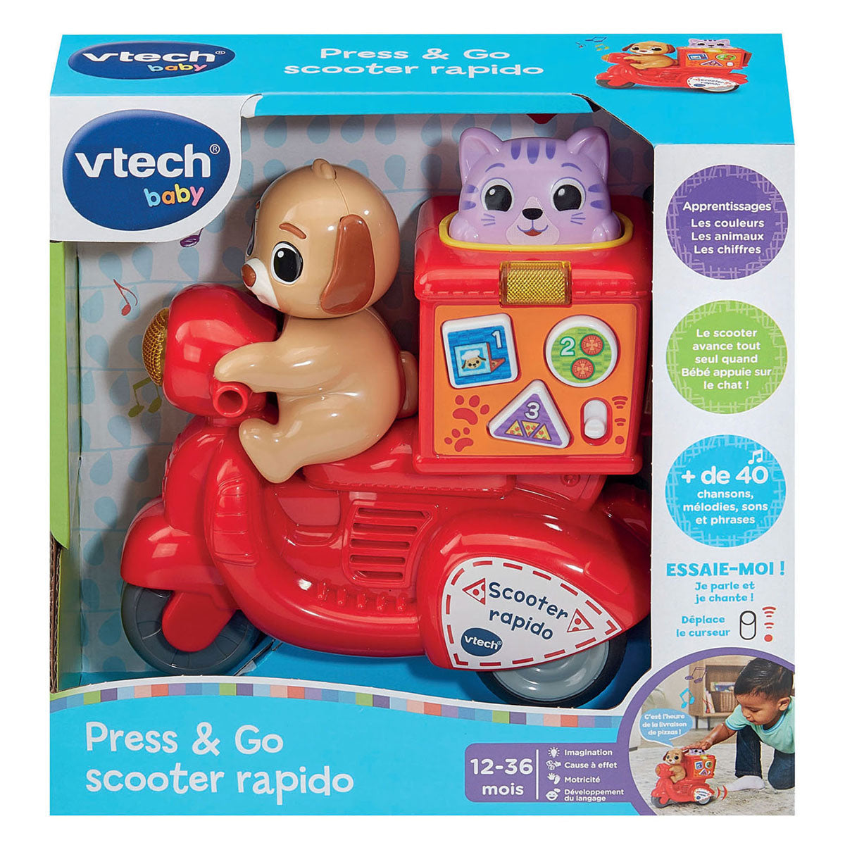 Trottinette presse bébé Vtech