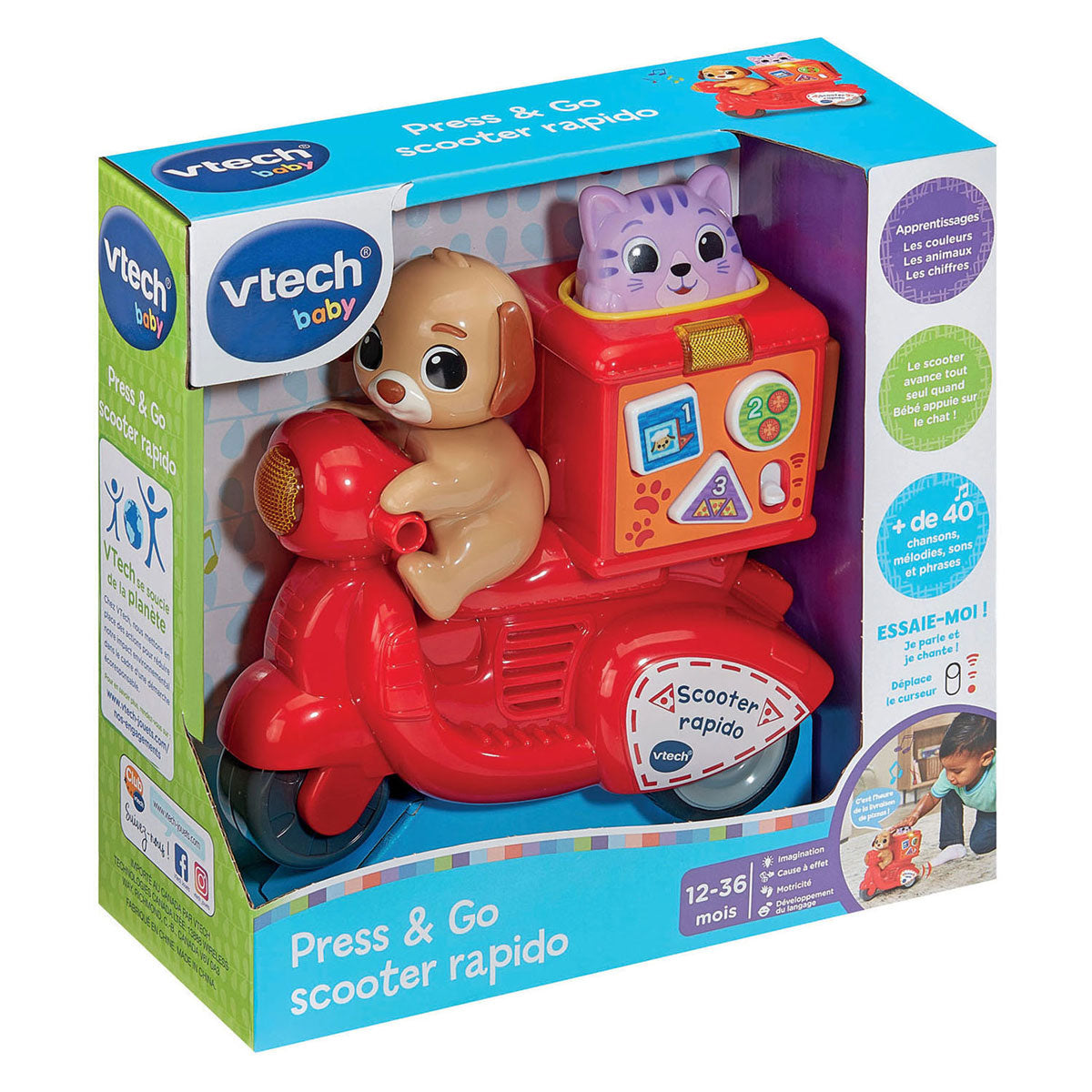 Trottinette presse bébé Vtech