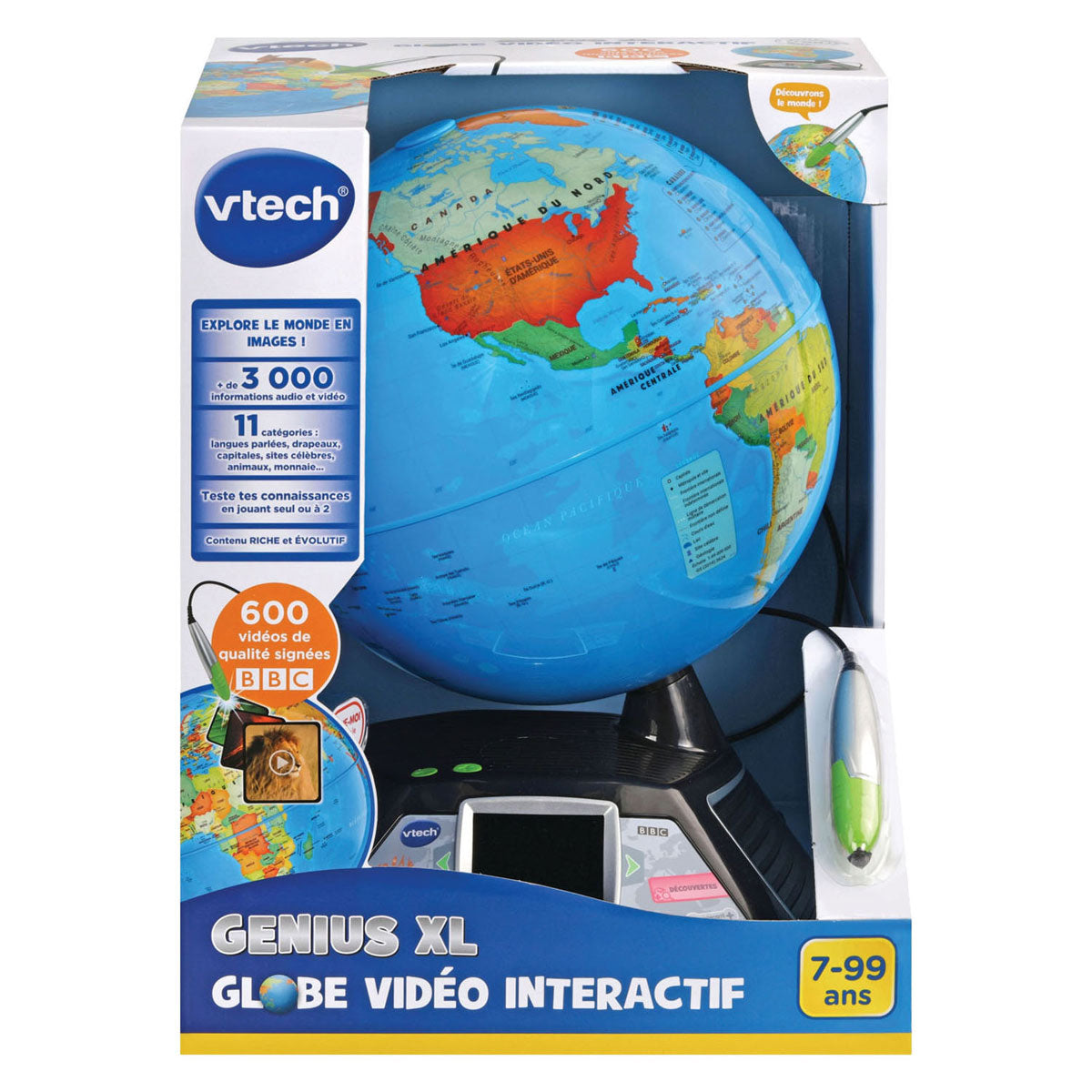 Globe interactif Vtech Genius XL avec vidéo