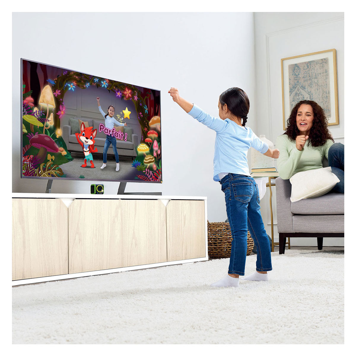 Console de jeu contrôlée par le mouvement Leapmove de Vtech