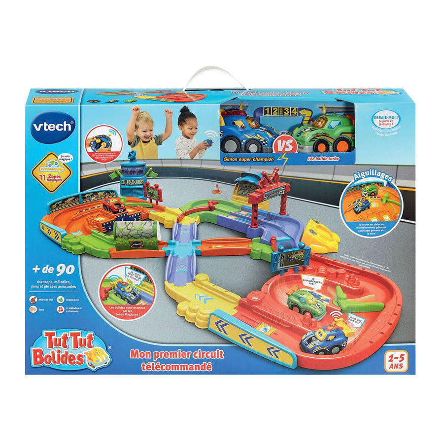 Vtech toot toot cars - mon premier circuit interactif incl. 2 voitures