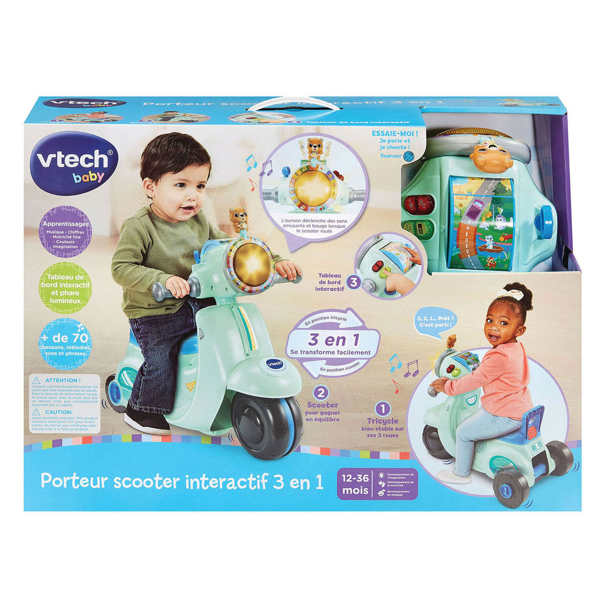 Trotteur 3 en 1 Vtech