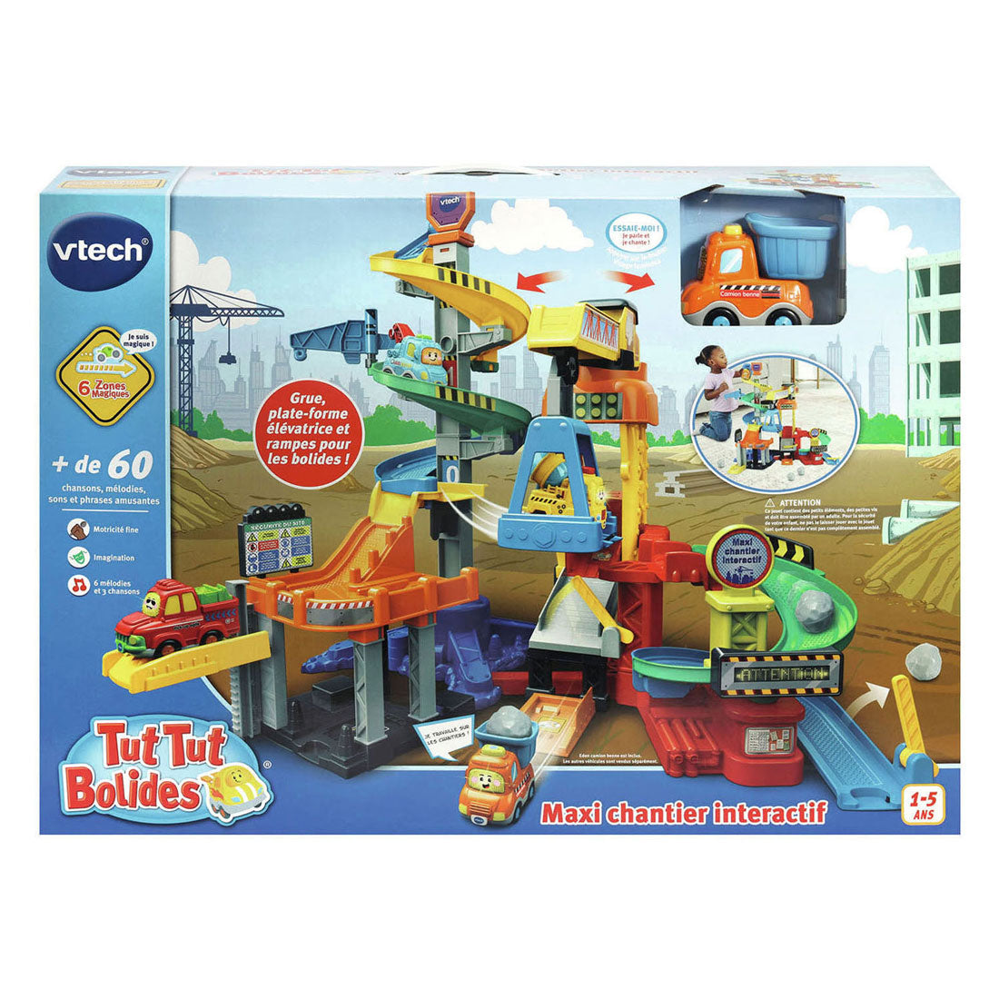 Site de construction interactif Vtech Toot Tot Cars