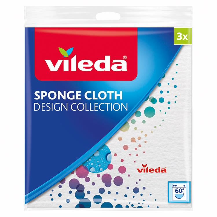 Vileda 1063145 - chiffons tissu éponge design x3 | 11 pièces