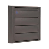 Renson 1062415 - grille de hotte aspirante en saillie skin alu433 (173x173) structure 7016 | 2 pièces - afbeelding 1