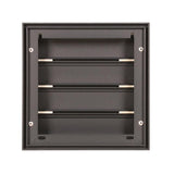 Renson 1062415 - grille de hotte aspirante en saillie skin alu433 (173x173) structure 7016 | 2 pièces - afbeelding 3