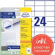 Étiquettes multifonctions avery quickpeel 600 pièces blanches