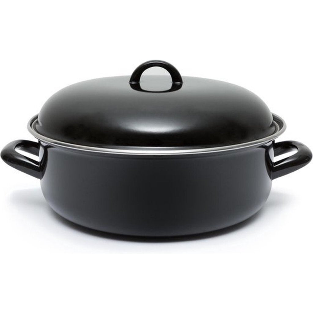 Braad pan émail noir Ø 22 cm 2L
