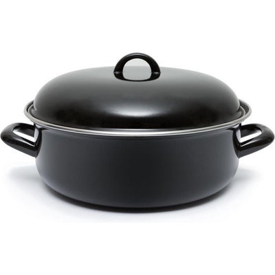 Braad pan émail noir Ø 22 cm 2L