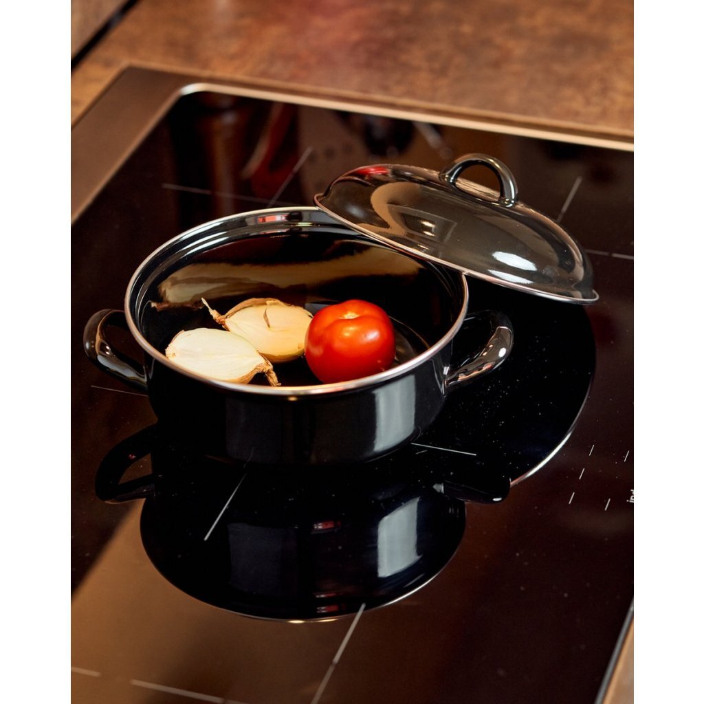 Braad pan émail noir Ø 22 cm 2L