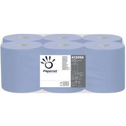 Rouleaux de serviettes peppernet 412056 2 couches 135m bleu