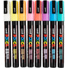 Marqueur Posca Uni-Posca, AFM PC-3M, épaisseur de ligne 0,9-1,3 mm, fine, différentes couleurs, 8 boîte div 1