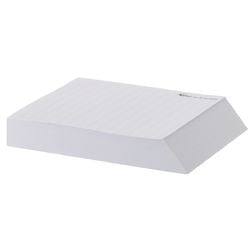 Bloc-notes en papier ligné könig ebhardt 98x113x20mm 90 g/m² blanc 170 feuilles