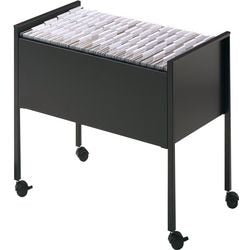 Chariot pour dossiers suspendus durable 309501 acier noir