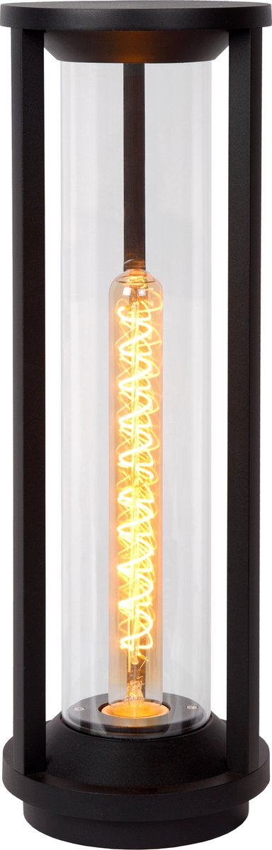 Lucide cadix - lampe sur pied - ø 16 cm - 1xe27 - ip65 - noir