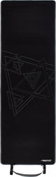 Avento tapis de fitness néoprène - 180 x 60 x 0,6 cm - gris noir