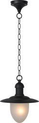 Lucide aruba - lampe suspendue intérieur extérieur - ø 25 cm - 1xe27 - ip44 - noir