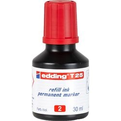 Recharge encre edding t25 rouge 30ml