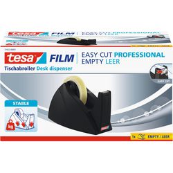 Support de ruban adhésif tesa easy cut noir 25mm x 66 m