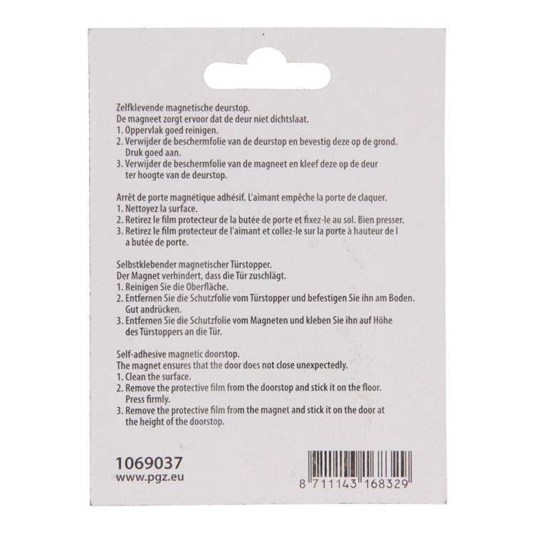 Mack 1069037 - butée de porte magnétique blanc ø 50 mm 1 pièce pièce | 6 pièces
