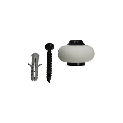 Mack 1069030 - butée de porte avec caoutchouc noir ø 30 mm 1 pièce pièce | 6 pièces