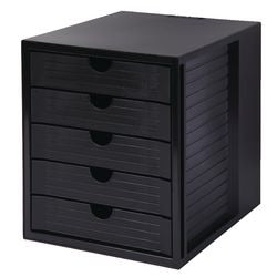 Han Han HA-1450-13 Lowcase avec 5 tiroirs fermés noirs