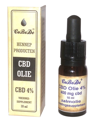 Huile de CBD cebede 4% de saumon