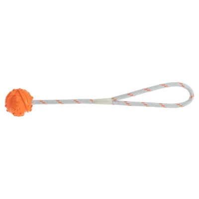 Boule de trixie sur corde assorti flottant en caoutchouc naturel