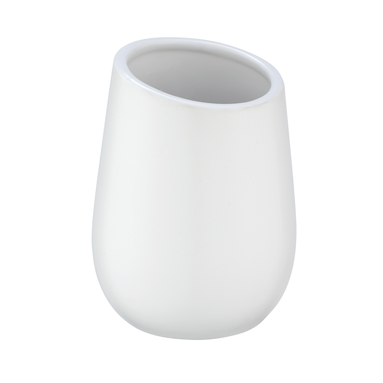 Wenko 1065594 - brosse à dents b. badi céramique.blanc | 1 pièce