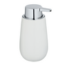 Wenko 1065595 - distributeur de savon. badi céramique blanc | 1 pièce