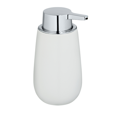 Wenko 1065595 - distributeur de savon. badi céramique blanc | 1 pièce