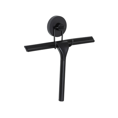 Wenko 1069602 - raclette de douche à dépression noir | 1 pièce