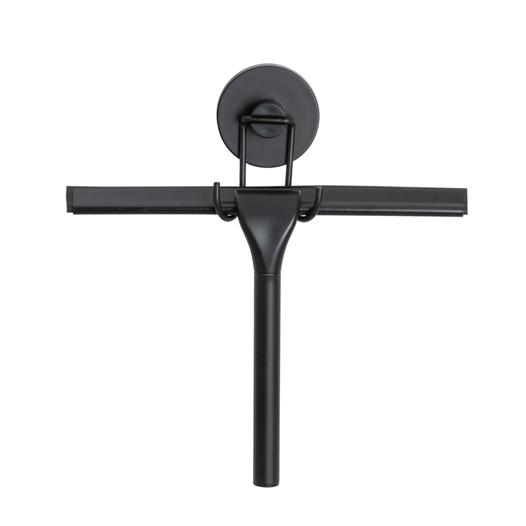 Wenko 1069602 - raclette de douche à dépression noir | 1 pièce